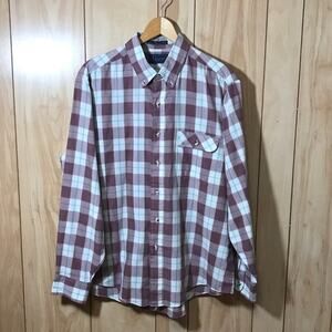 Levi's Plaid Collared Long Sleeve Mens Shirt XL